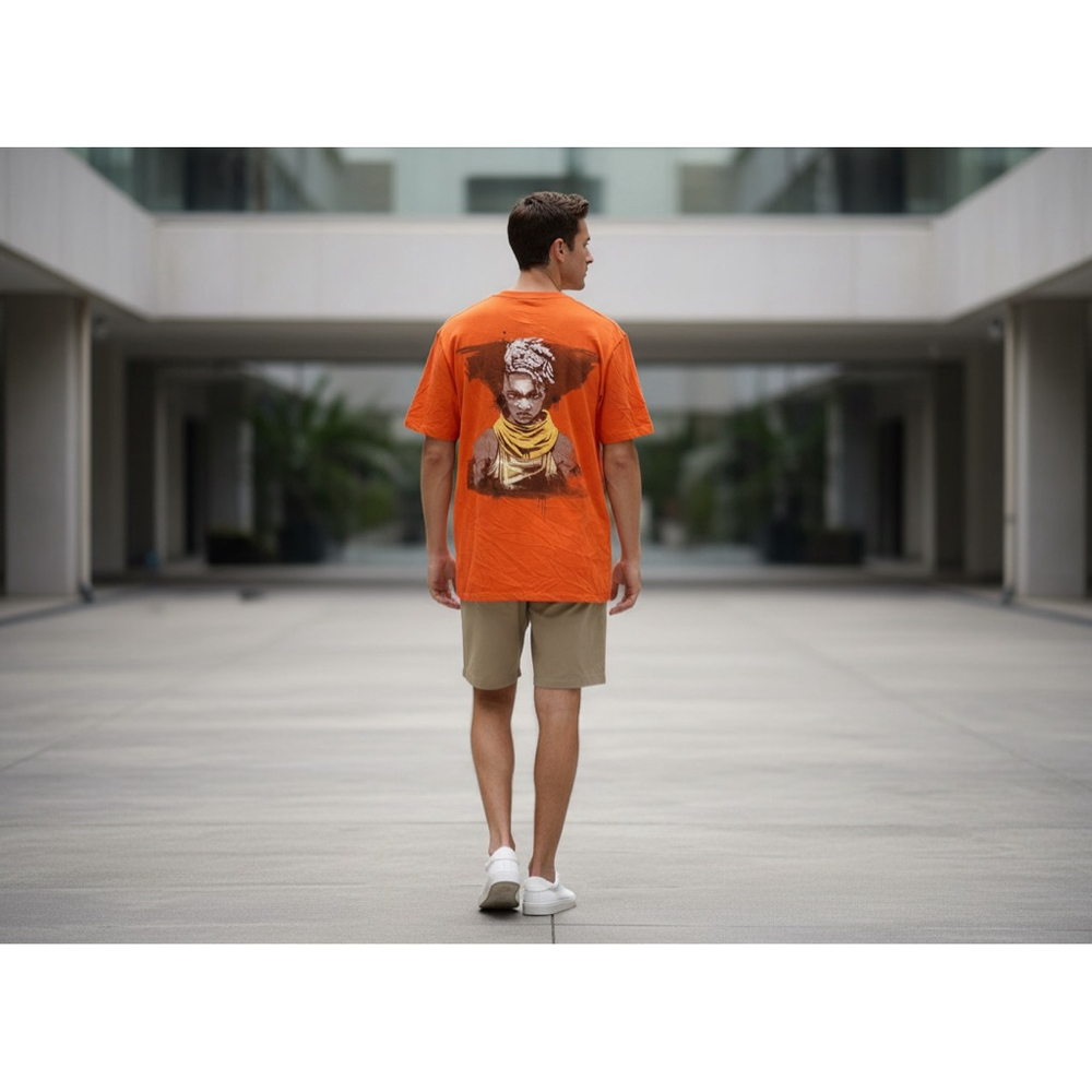 Men's Arcane League of Legends Orange Short Sleeve Tee Size S